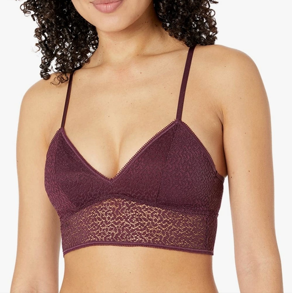 DKNY Racerback Modern Lace Bralette Size S